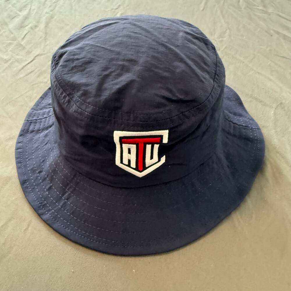 Classic Caps ATU Shield Navy Blue Hiking Fishing Outdoor Bucket Hat Made in USA